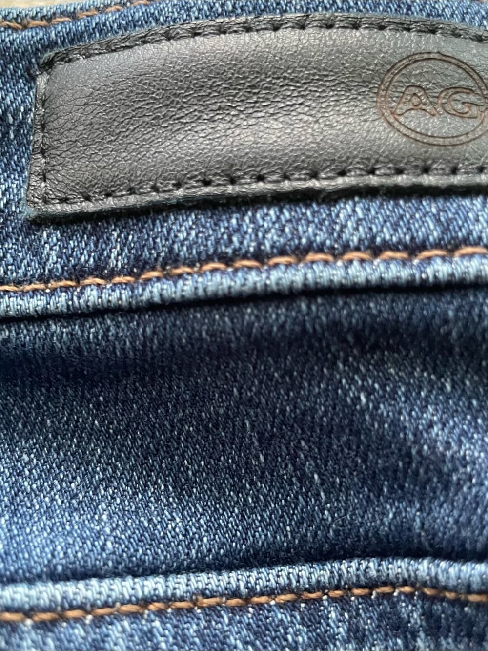 Ag Adriano Goldschmied Women's Farrah Boot Crop Cut Dark Blue Jeans Size 28 - Thumbnail 8