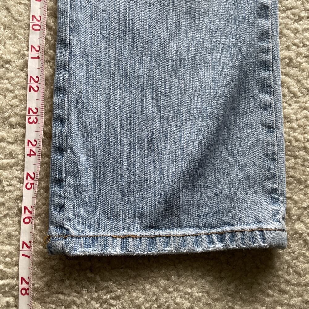 Z Cavaricci Jeans Womens Adult Size 8 Blue Straight Floral Graphic - Thumbnail 3