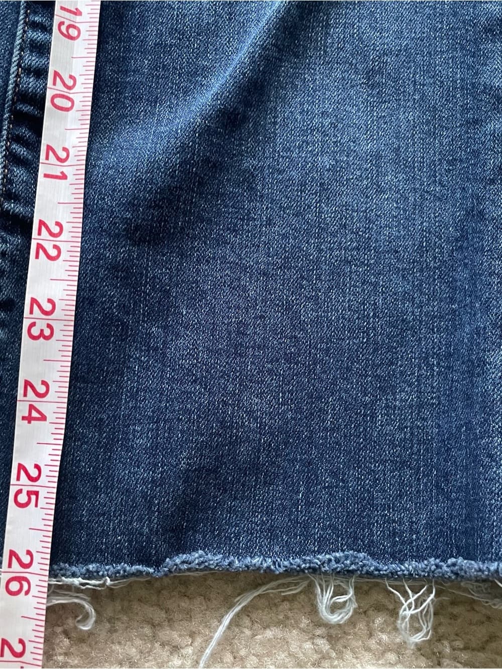 Ag Adriano Goldschmied Women's Farrah Boot Crop Cut Dark Blue Jeans Size 28 - Thumbnail 2