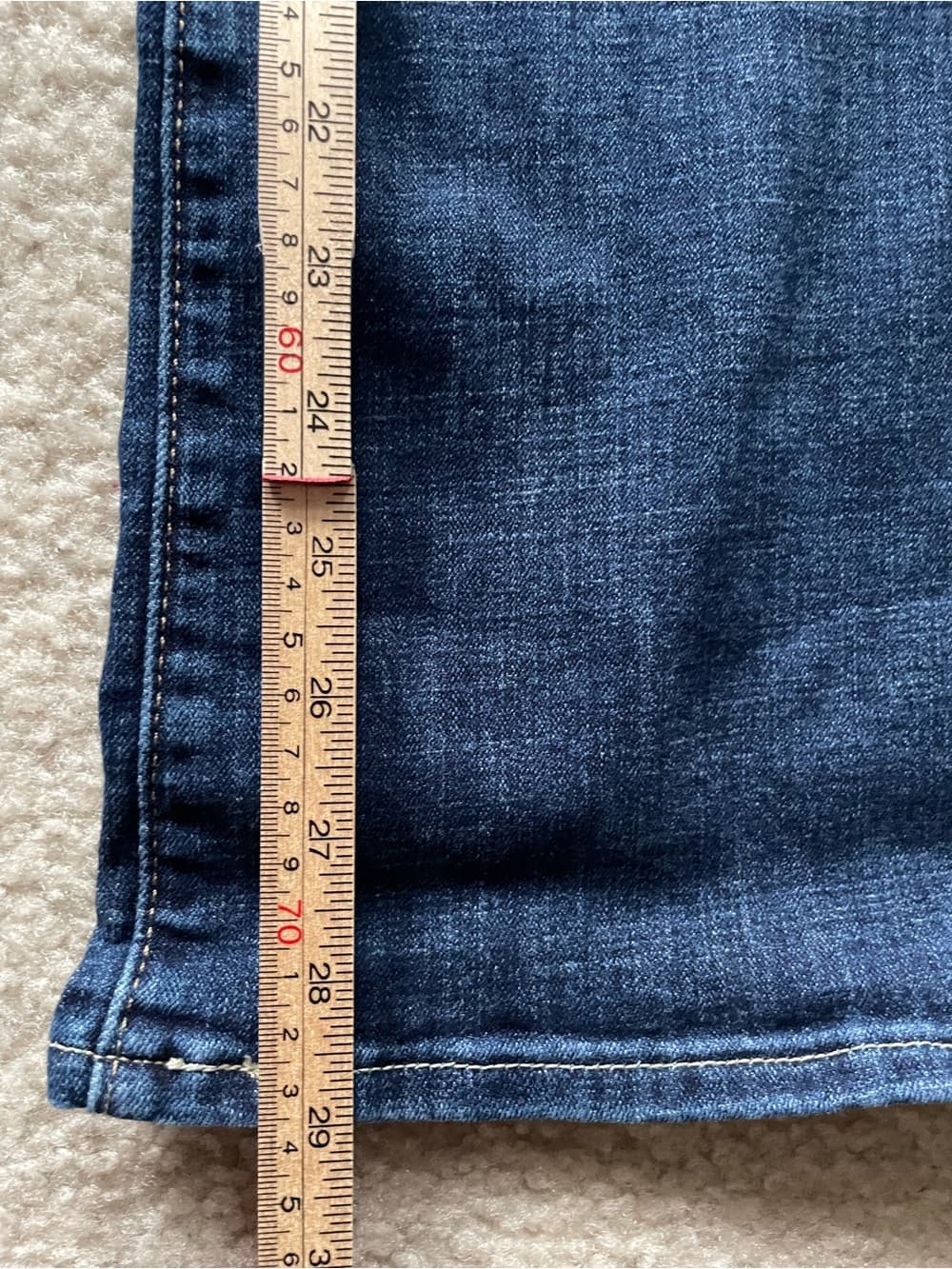 Levi's 725 High Rise Boot Cut Dark Blue Jeans Women’s Size 29 - Thumbnail 3