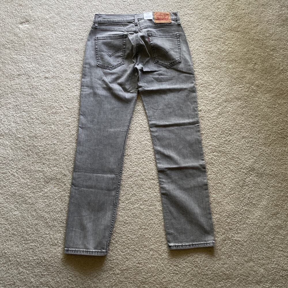 Levis 514 Straight Jeans Mens 29x32 Gray NWT - Thumbnail 4