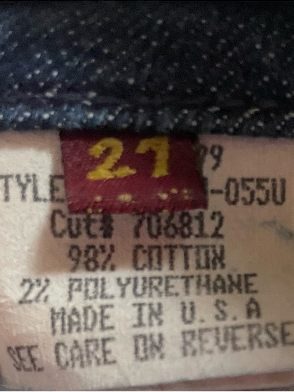 7 For All Mankind Boot Cut Distressed Blue Jeans Women’s Size 27 - Thumbnail 5