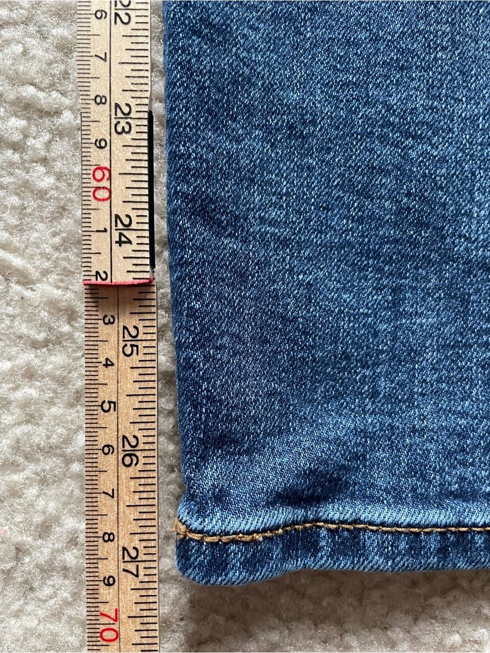 Levi's Wedgie Straight Women's Size 26 Straight Leg Button Fly Blue Jeans - Thumbnail 5