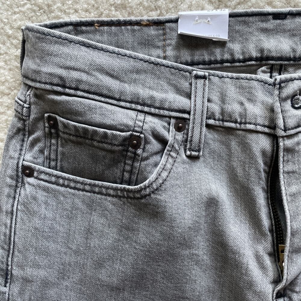 Levis 514 Straight Jeans Mens 29x32 Gray NWT - Thumbnail 2