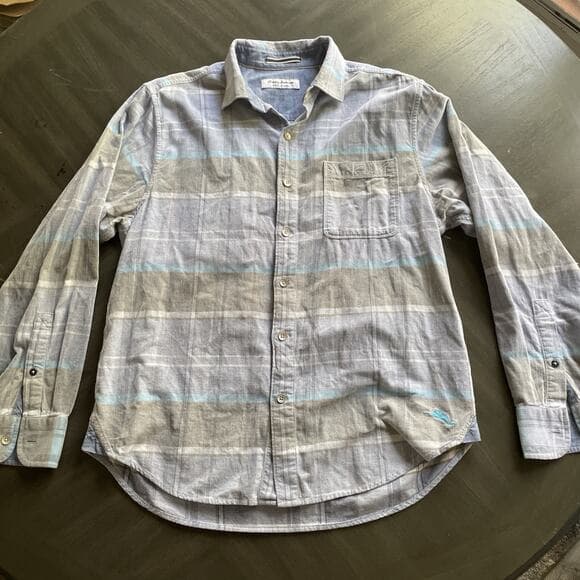 Tommy Bahama Men's Size M Coastline Cord Shirt Corduroy Striped Long Sleeve - Thumbnail 15