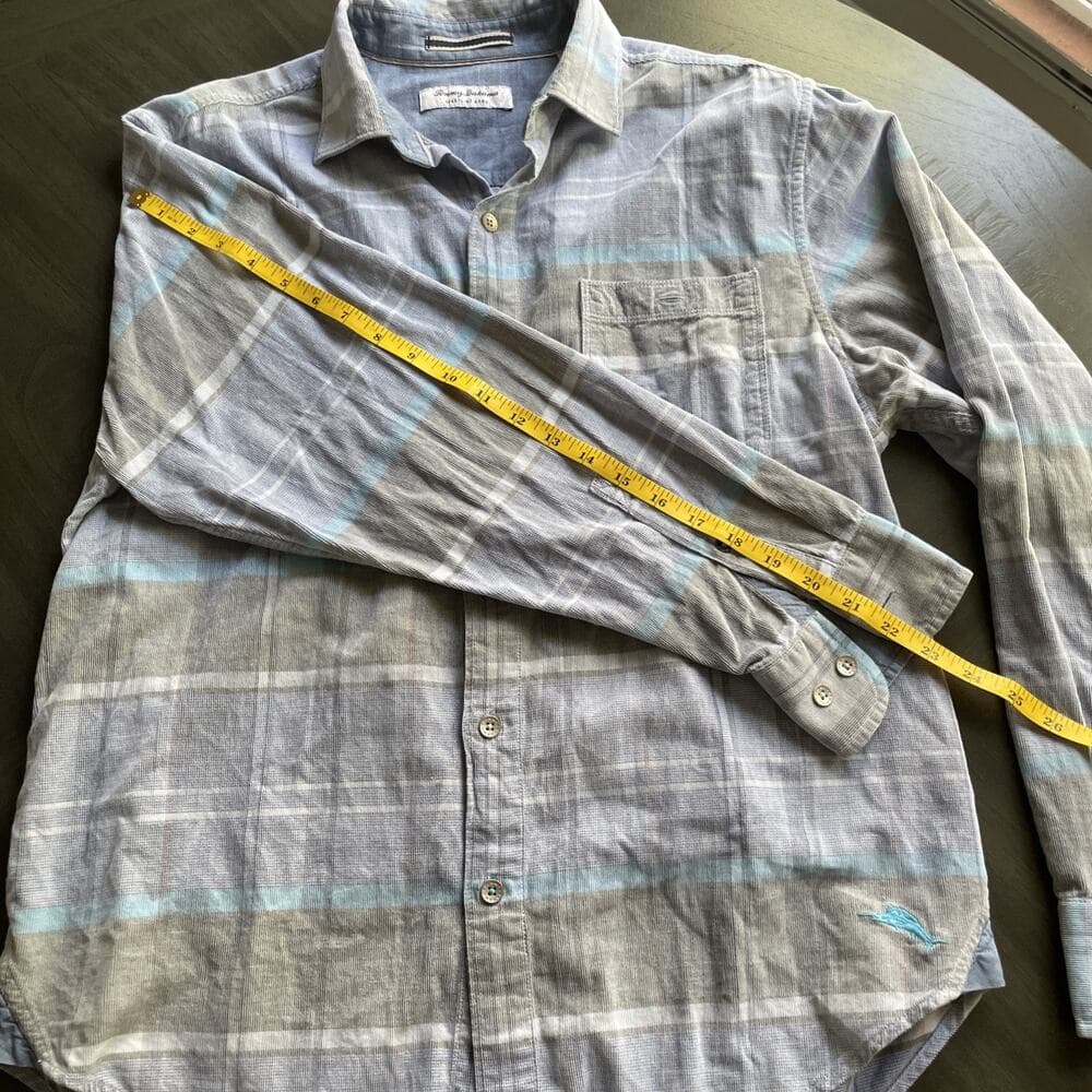 Tommy Bahama Men's Size M Coastline Cord Shirt Corduroy Striped Long Sleeve - Thumbnail 11