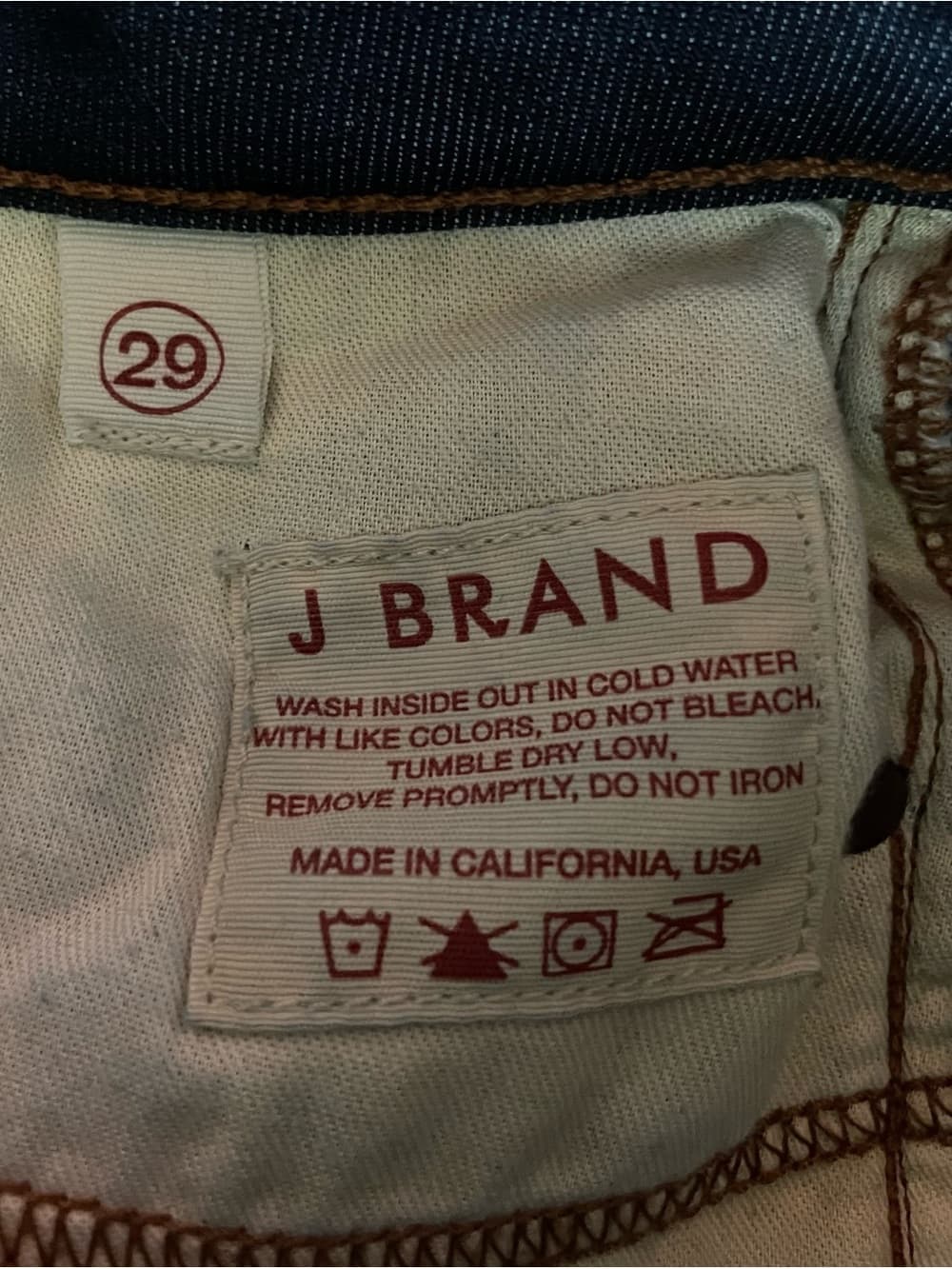 J Brand Straight Leg Jeans - Medium Blue Wash Women’s Size 29 - Thumbnail 5