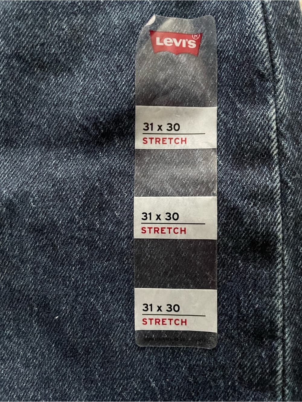 Levis 501 Curve High Rise Straight Leg Stretch Dark Blue Jeans Womens 31x30 NWT - Thumbnail 2