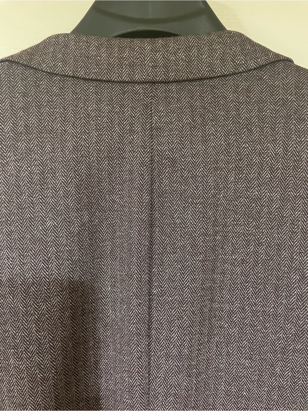 Stafford Stretch Sport Coat - Burgundy Plum Gray Mens 42 Regular NWT - Thumbnail 8