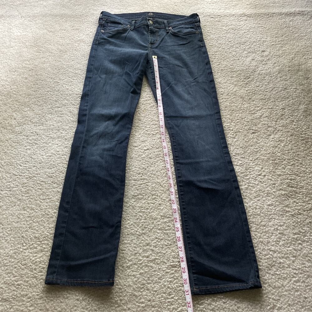 Citizens Of Humanity Ava Low Rise Straight Leg Blue Jeans Womens 29 - Thumbnail 4