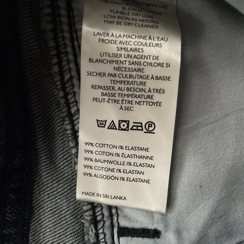 Anthropologie Pilcro Flare Blue Jeans Womens Size 26 NWT - Thumbnail 4