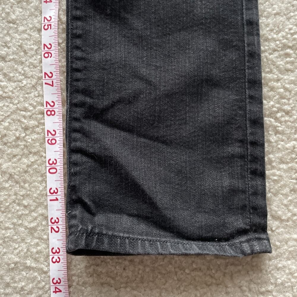 Citizens Of Humanity Ava Low Waist Straight Leg Black Jeans Womens Size 28 - Thumbnail 6