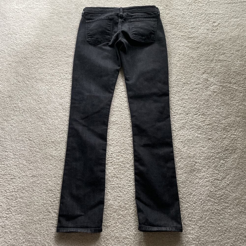 Citizens Of Humanity Ava Low Waist Straight Leg Black Jeans Womens Size 28 - Thumbnail 7