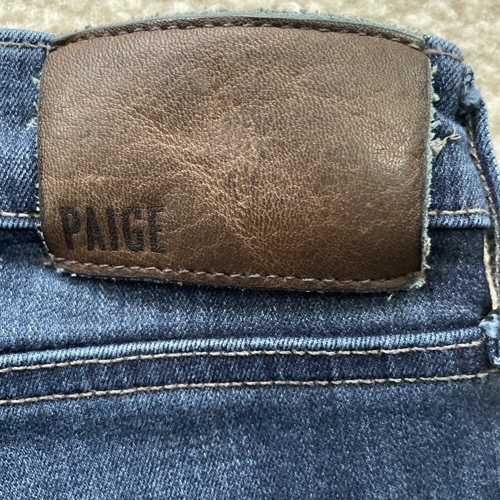 Paige Federal Cellar Straight Leg Jeans Mens 36 Dark Blue - Thumbnail 8