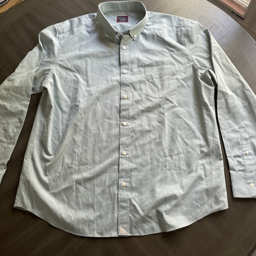 UNTUCKit Light Green Slim Fit Wrinkle Free Button Down Shirt Men's SIze XXL - Thumbnail 13