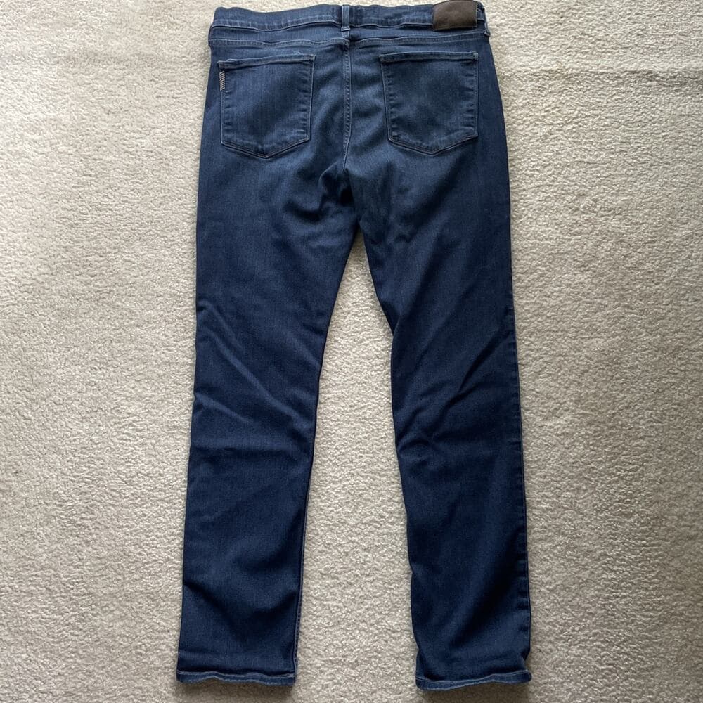 Paige Federal Cellar Straight Leg Jeans Mens 36 Dark Blue - Thumbnail 6