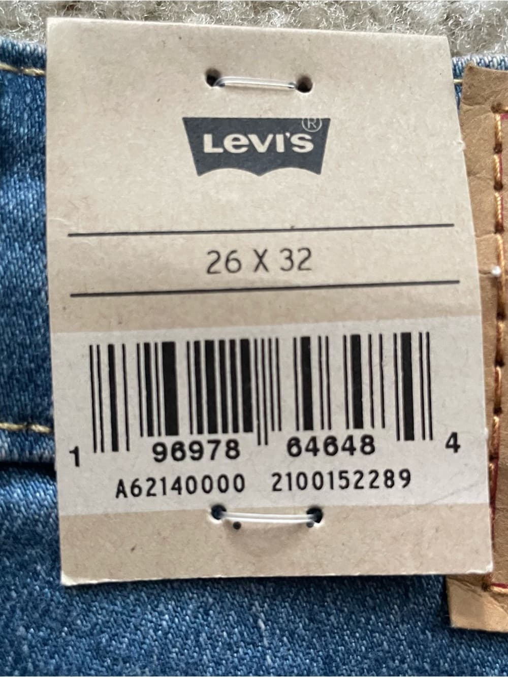 Levi's 726 Flare High Rise Women's Blue Jeans Size 26 NWT - Thumbnail 6