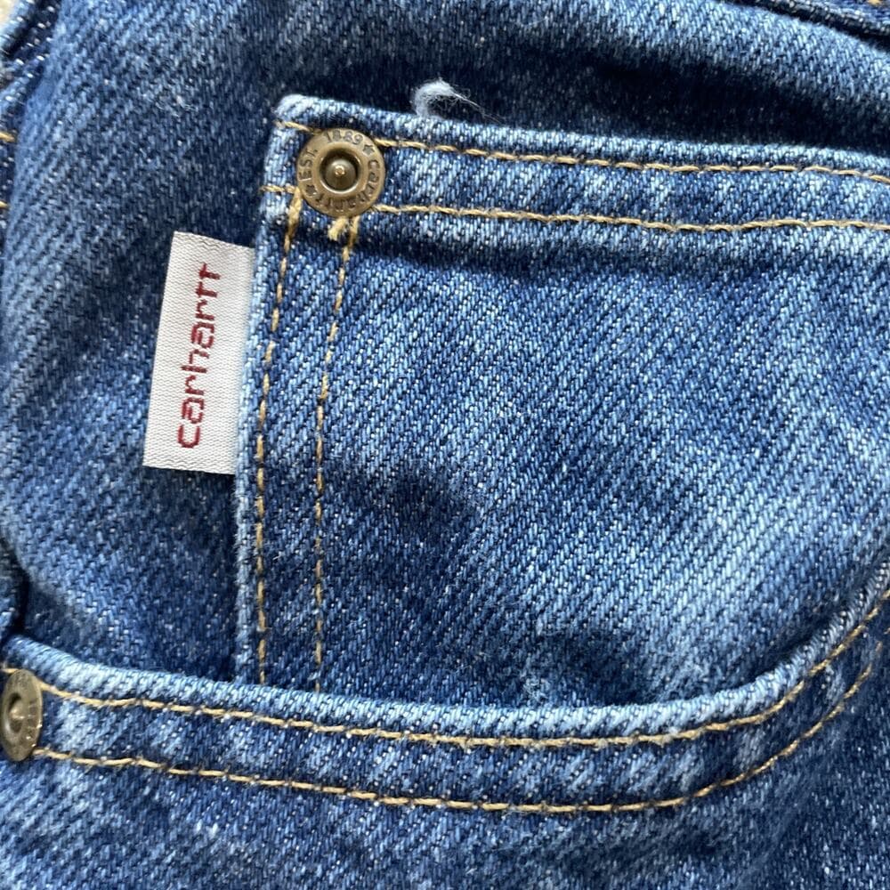 Carhartt Relaxed Fit Mens Jeans Size 36x30 Preowned Blue - Thumbnail 2