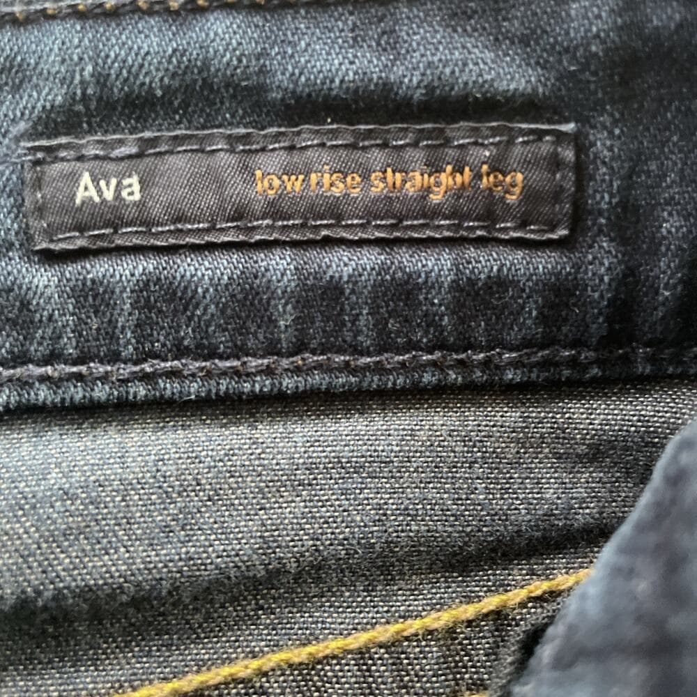Citizens Of Humanity Ava Low Rise Straight Leg Blue Jeans Womens 29 - Thumbnail 2