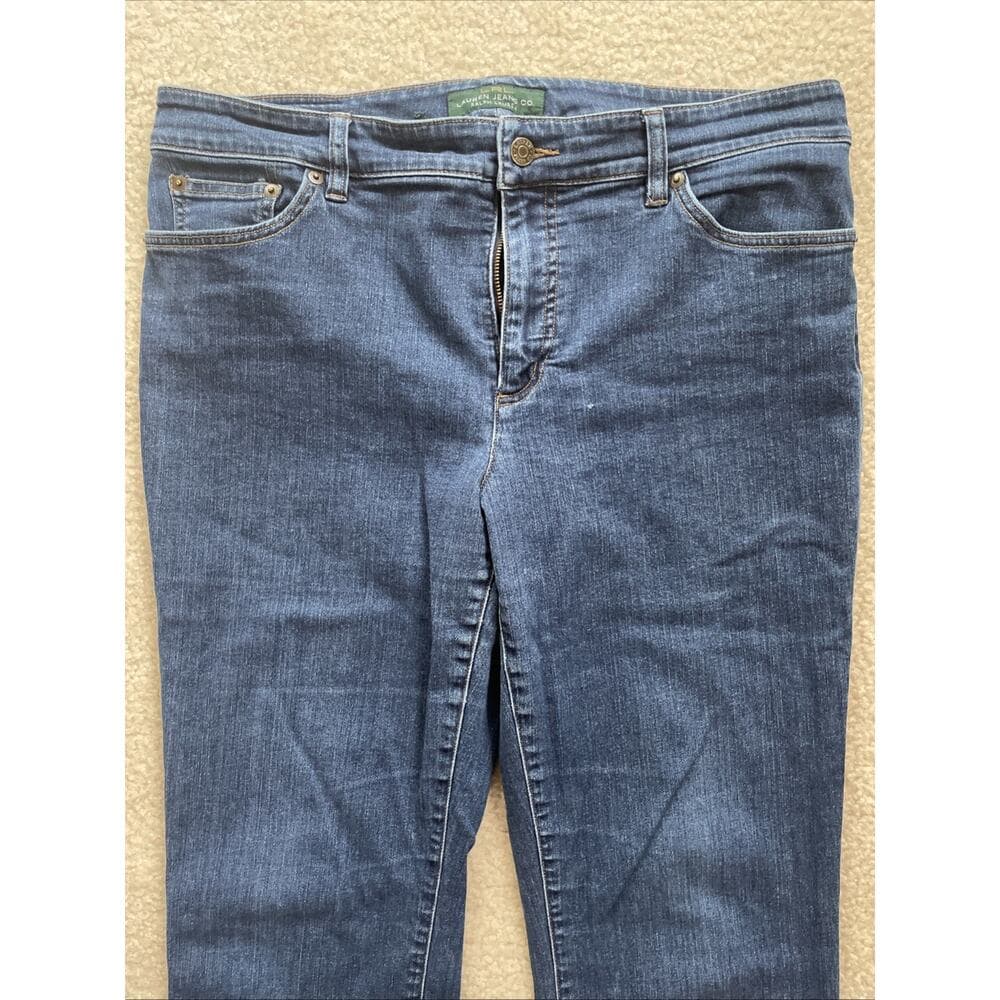 Lauren Ralph Lauren LRL Jeans Womens Size 14 X30 Heritage Preowned Blue - Thumbnail 13