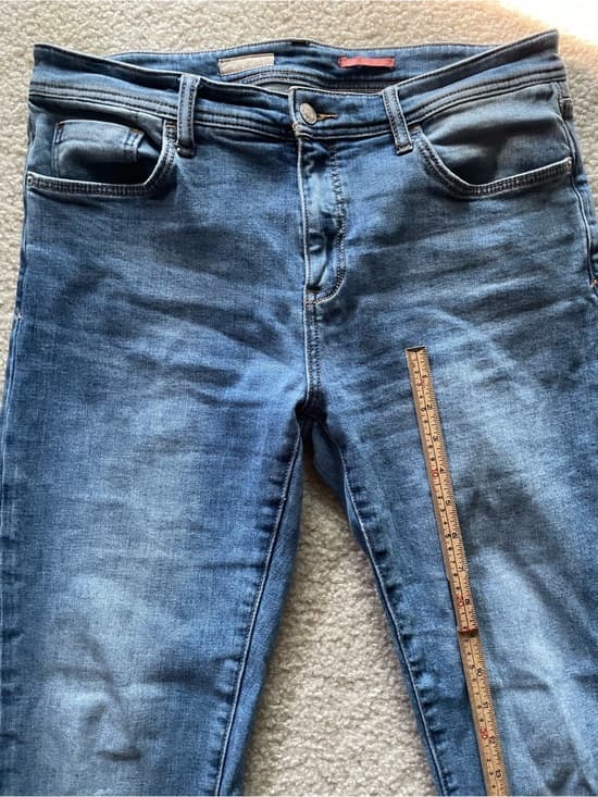 Anthropologie Pilcro Slim Boyfriend Jeans in Medium Blue Women’s Size 31 - Thumbnail 11