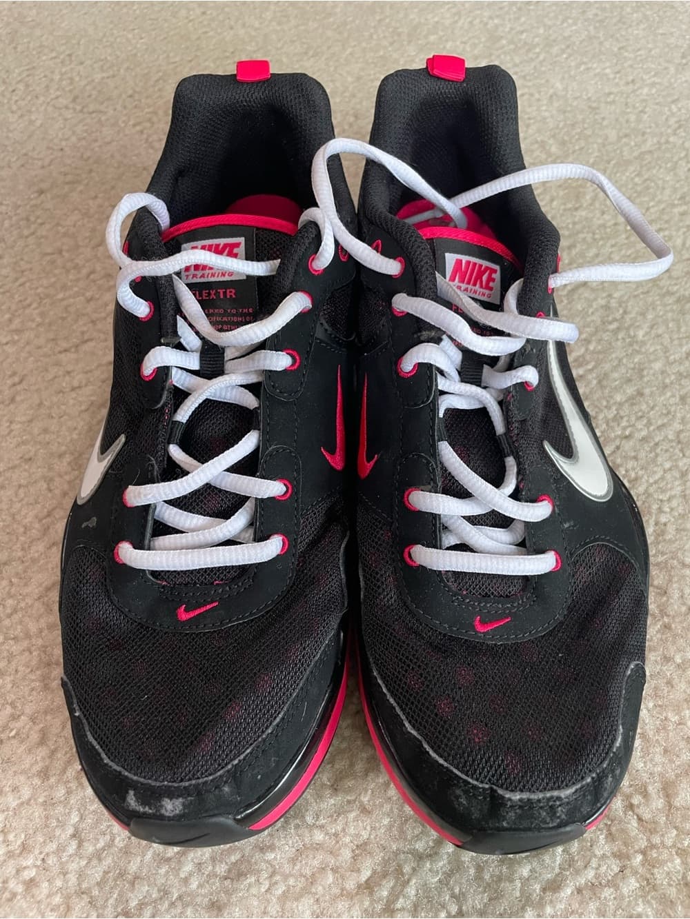Nike Black & Hot Pink Flex TR Training Shoes Women’s Size 9.5 - Thumbnail 10