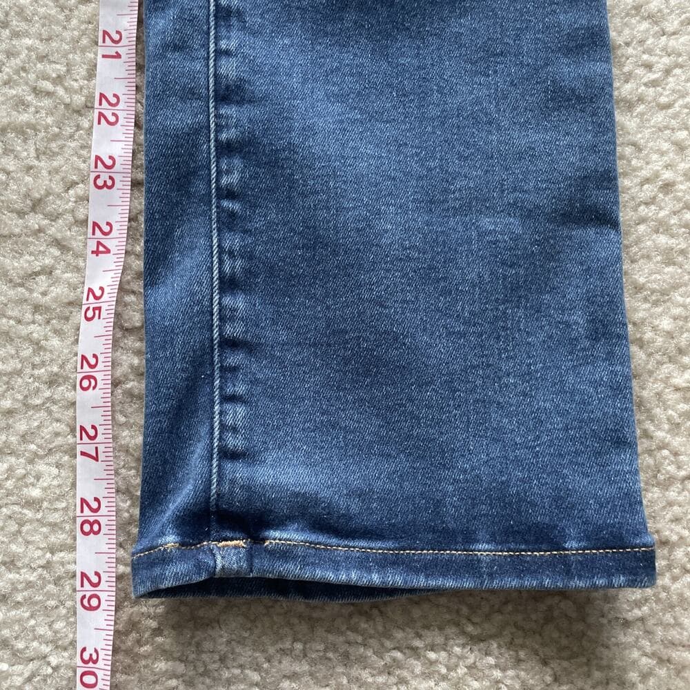 Good American Straight Leg Blue Jeans Womens Size 3 Preowned Excellent - Thumbnail 3