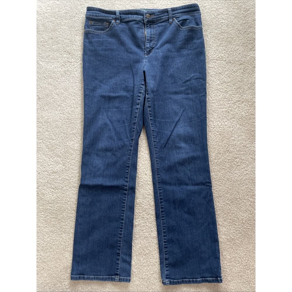 Lauren Ralph Lauren LRL Jeans Womens Size 14 X30 Heritage Preowned Blue - Thumbnail 3