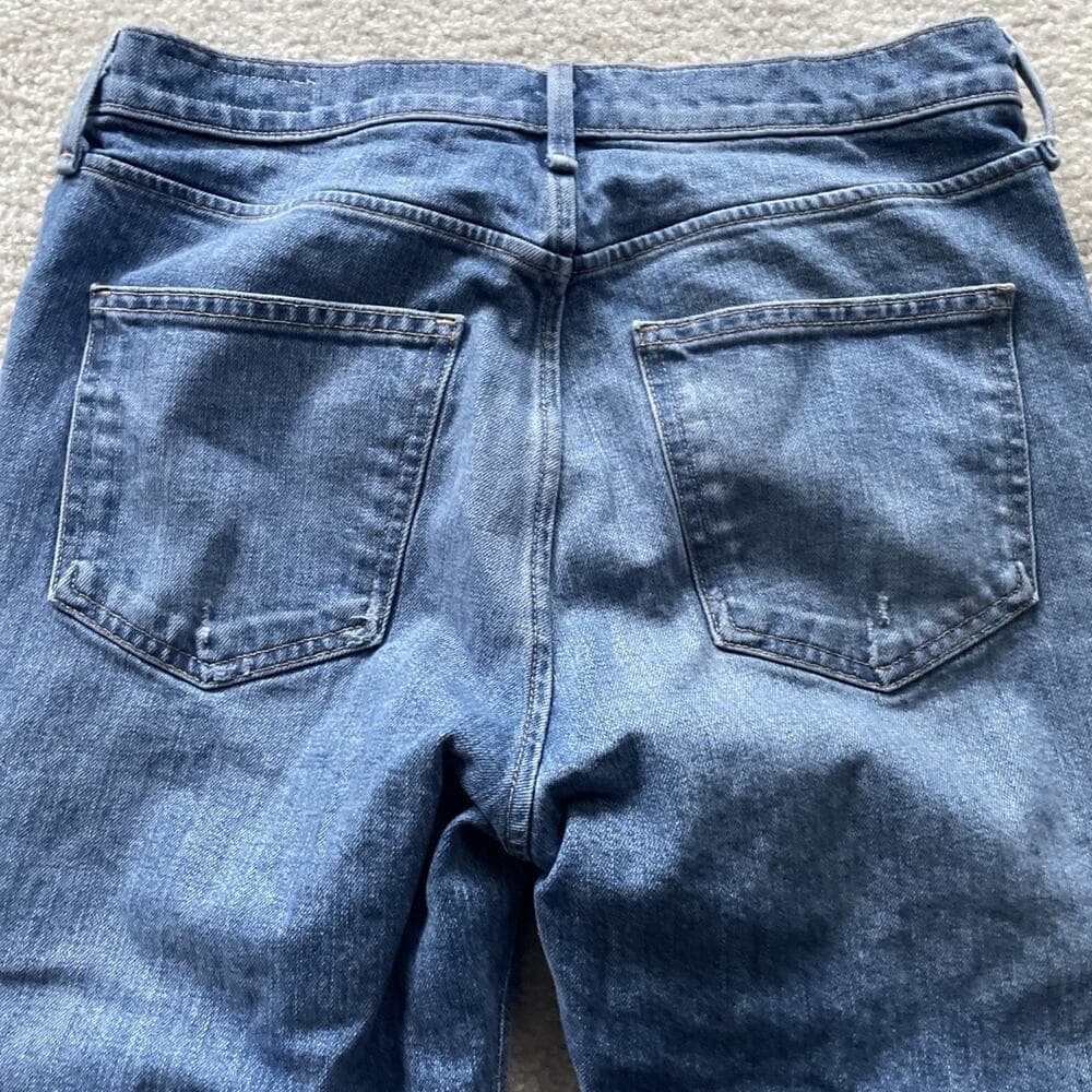 Rag And Bone Farrah Rough Hem Blue Jeans Womens Size 28 - Thumbnail 7