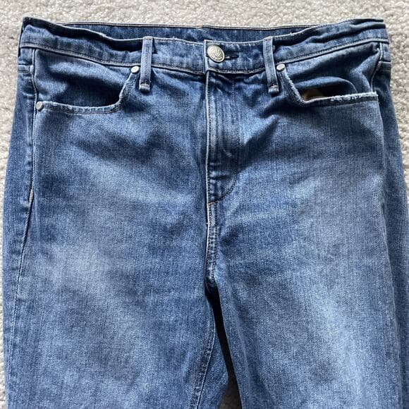 Rag And Bone Farrah Rough Hem Blue Jeans Womens Size 28 - Thumbnail 13