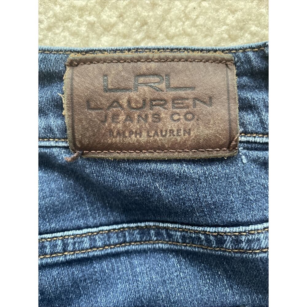 Lauren Ralph Lauren LRL Jeans Womens Size 14 X30 Heritage Preowned Blue - Thumbnail 12