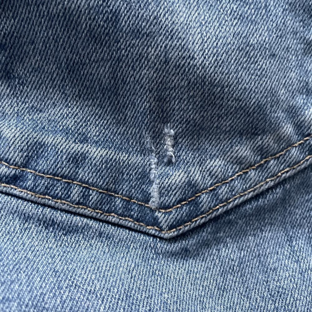 Rag And Bone Farrah Rough Hem Blue Jeans Womens Size 28 - Thumbnail 8