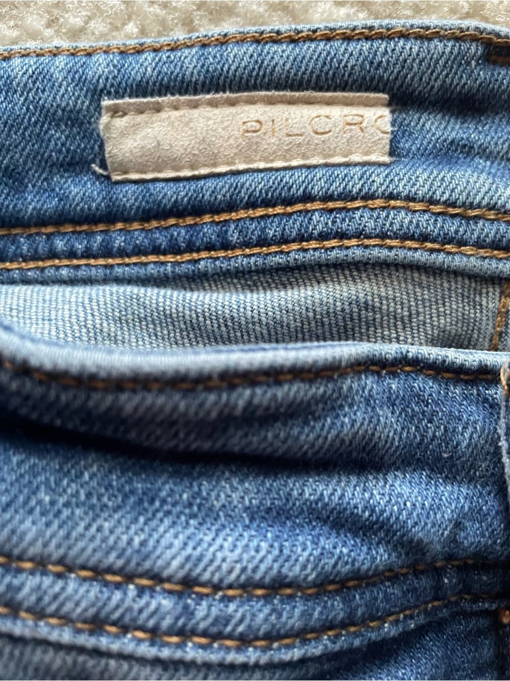 Anthropologie Pilcro Slim Boyfriend Jeans in Medium Blue Women’s Size 31 - Thumbnail 3