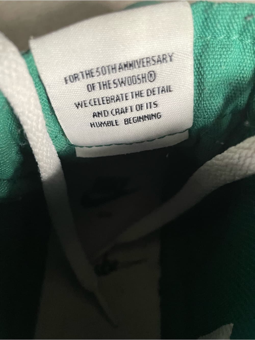 Nike Teal High-Top Sneakers with White Laces Men’s Size 8 50th Anniversary - Thumbnail 7