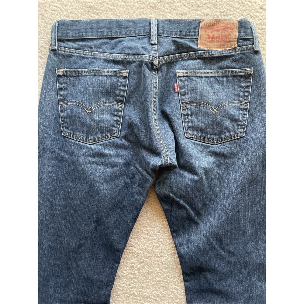 Levis 514 Straight Jeans Mens 34x30 Blue Preowned Good - Thumbnail 2