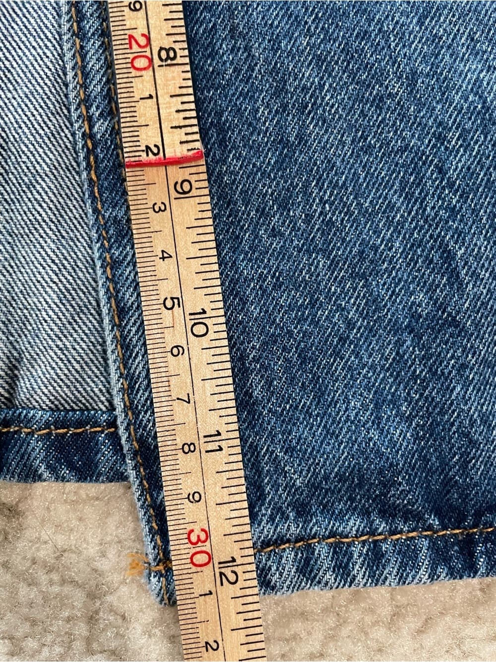 Levi's Blue Denim Pencil Skirt with a Back Slit Women’s 26 NWT - Thumbnail 9