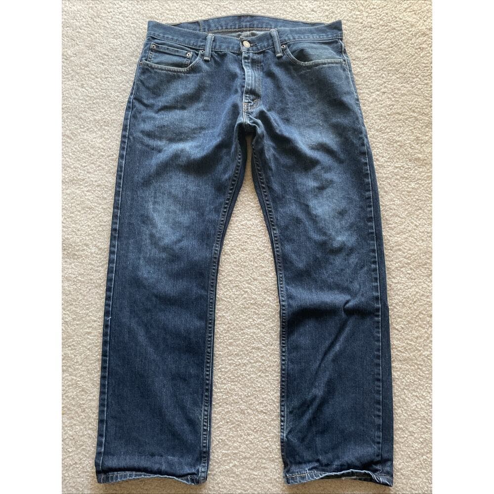 Levis 514 Straight Jeans Mens 34x30 Blue Preowned Good - Thumbnail 6
