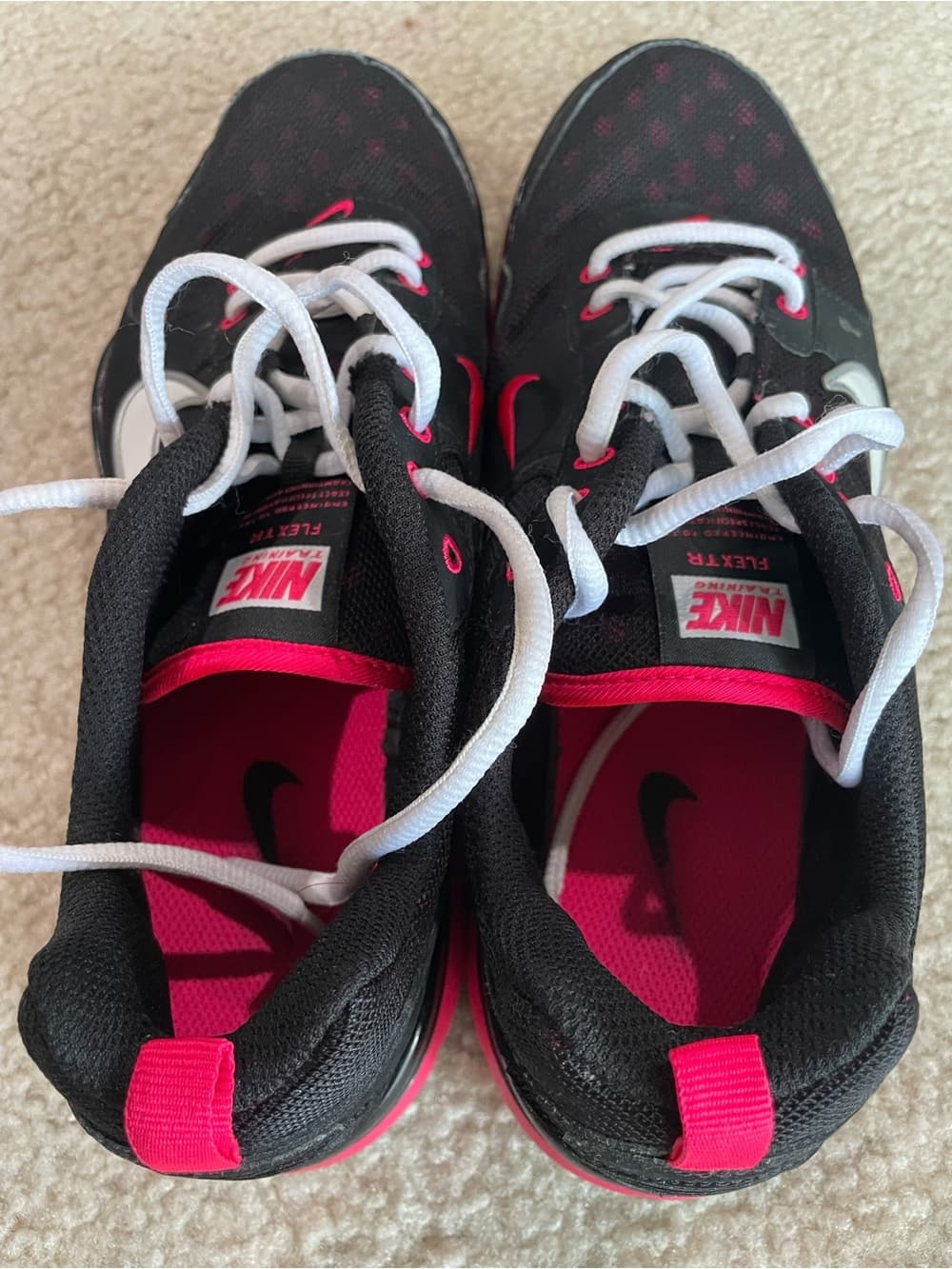 Nike Black & Hot Pink Flex TR Training Shoes Women’s Size 9.5 - Thumbnail 3