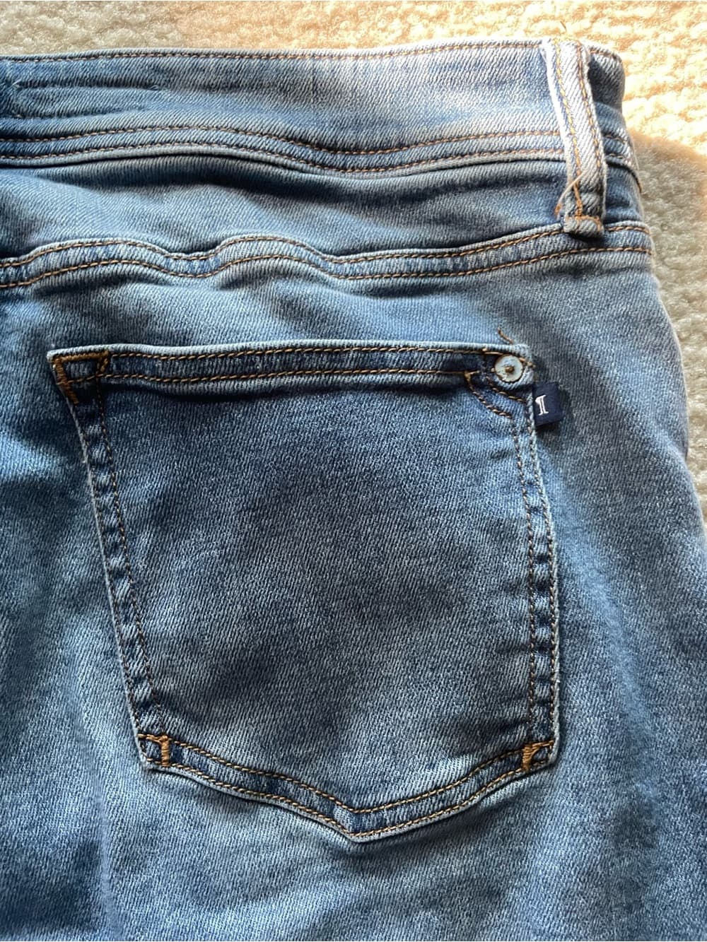 Anthropologie Pilcro Slim Boyfriend Jeans in Medium Blue Women’s Size 31 - Thumbnail 7