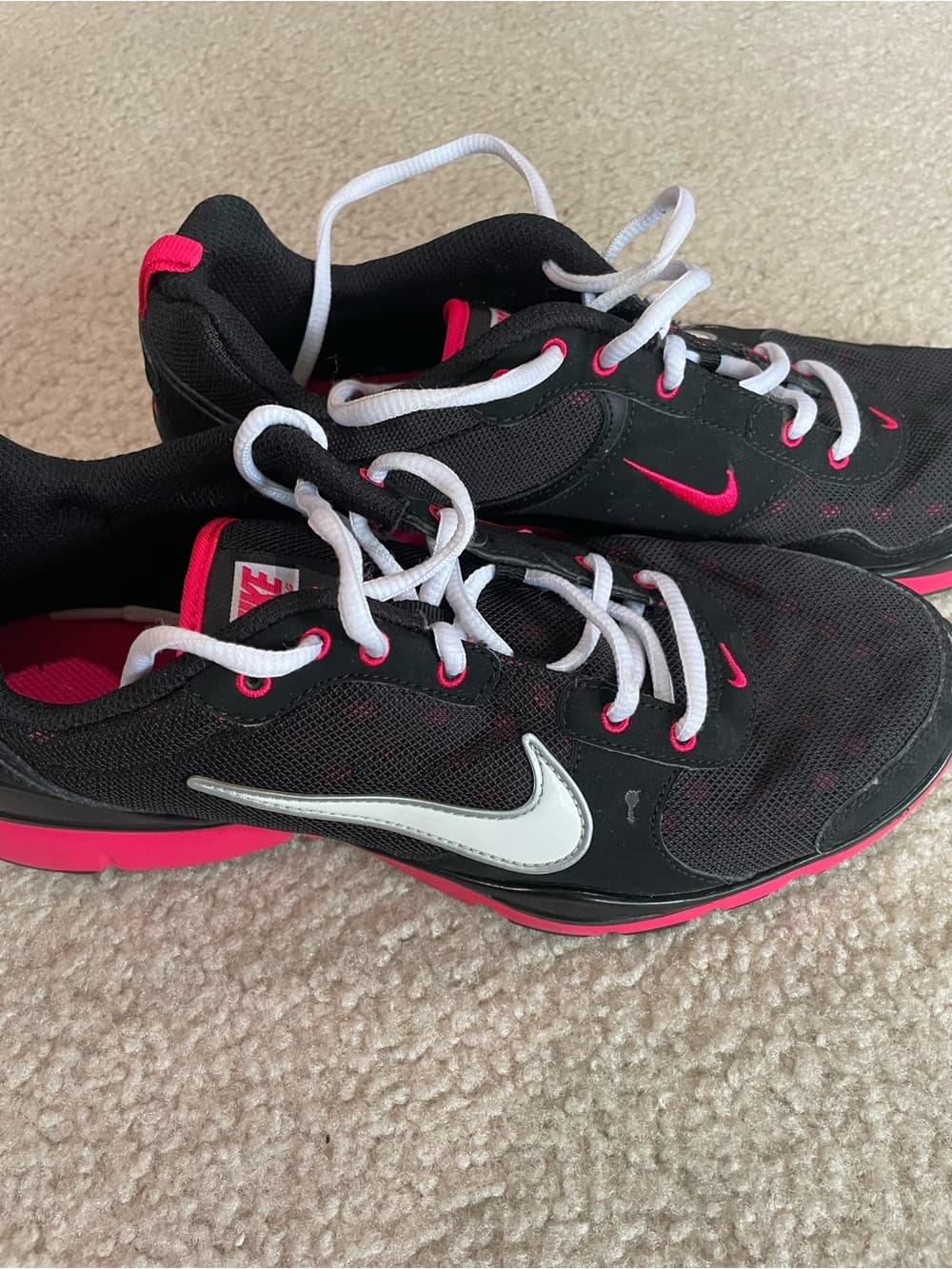 Nike Black & Hot Pink Flex TR Training Shoes Women’s Size 9.5 - Thumbnail 5