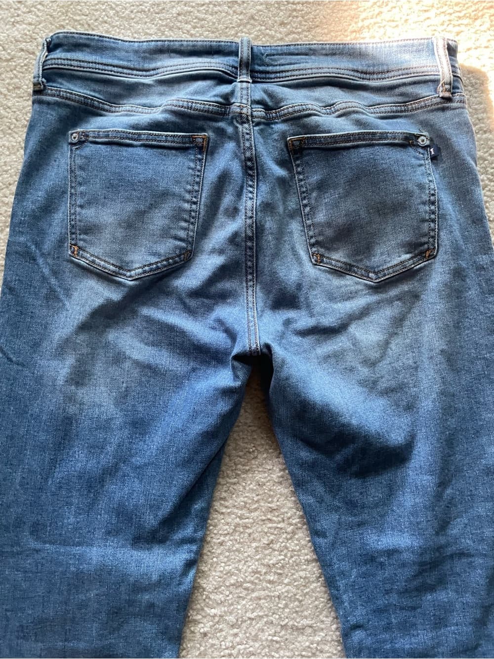 Anthropologie Pilcro Slim Boyfriend Jeans in Medium Blue Women’s Size 31 - Thumbnail 8