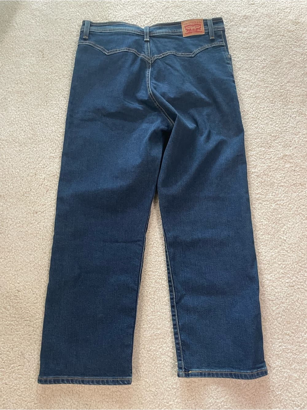 Levi's Women's Ribcage Straight Ankle Dark Blue Jeans Size 31 (x27) - Thumbnail 10