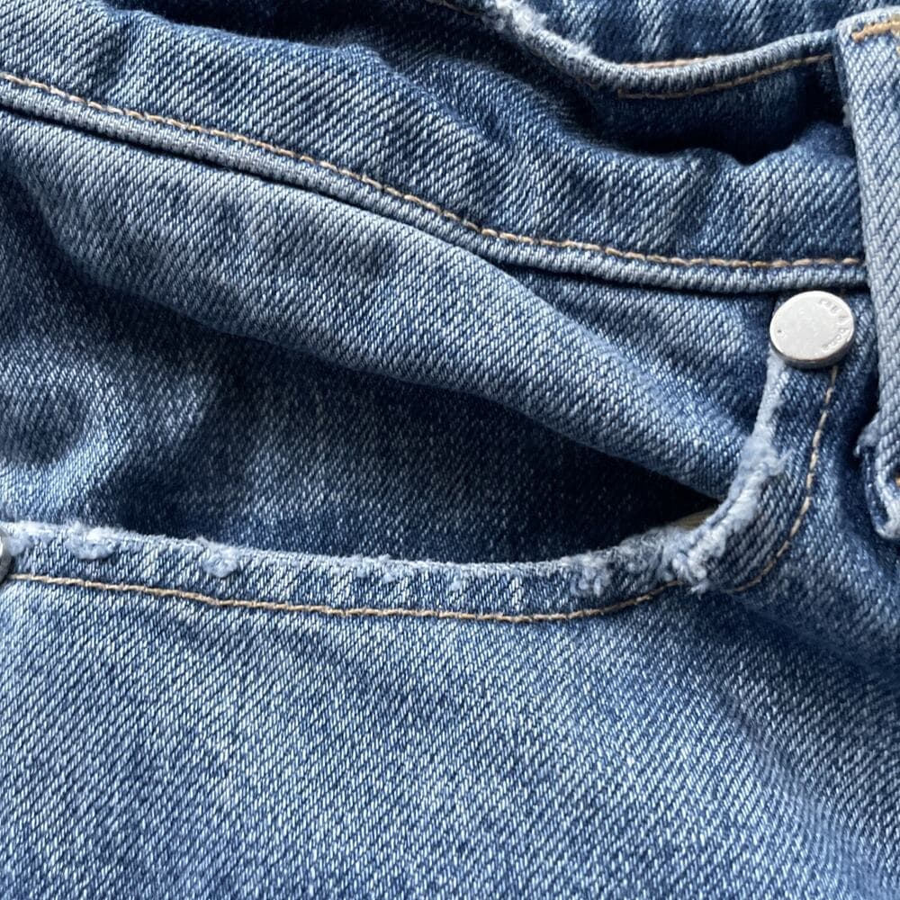 Rag And Bone Farrah Rough Hem Blue Jeans Womens Size 28 - Thumbnail 10