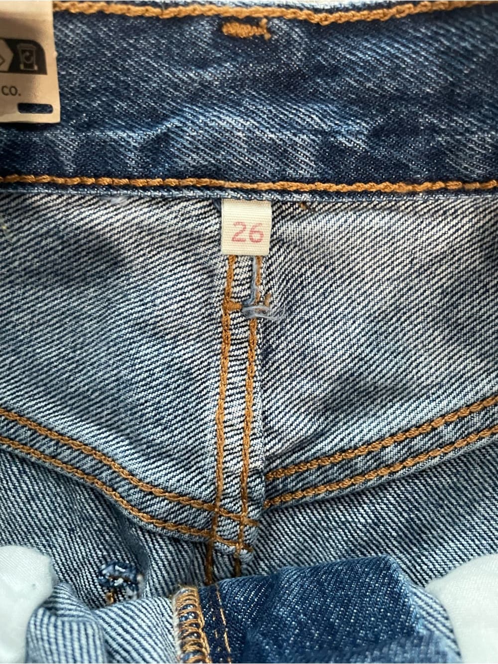 Levi's Blue Denim Pencil Skirt with a Back Slit Women’s 26 NWT - Thumbnail 4