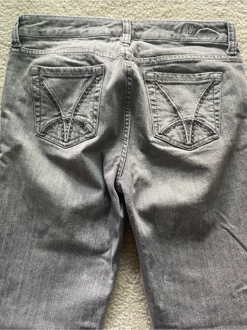Kut from the Kloth Gray Cropped Ankle Jeans Size 10 Preowned - Thumbnail 8