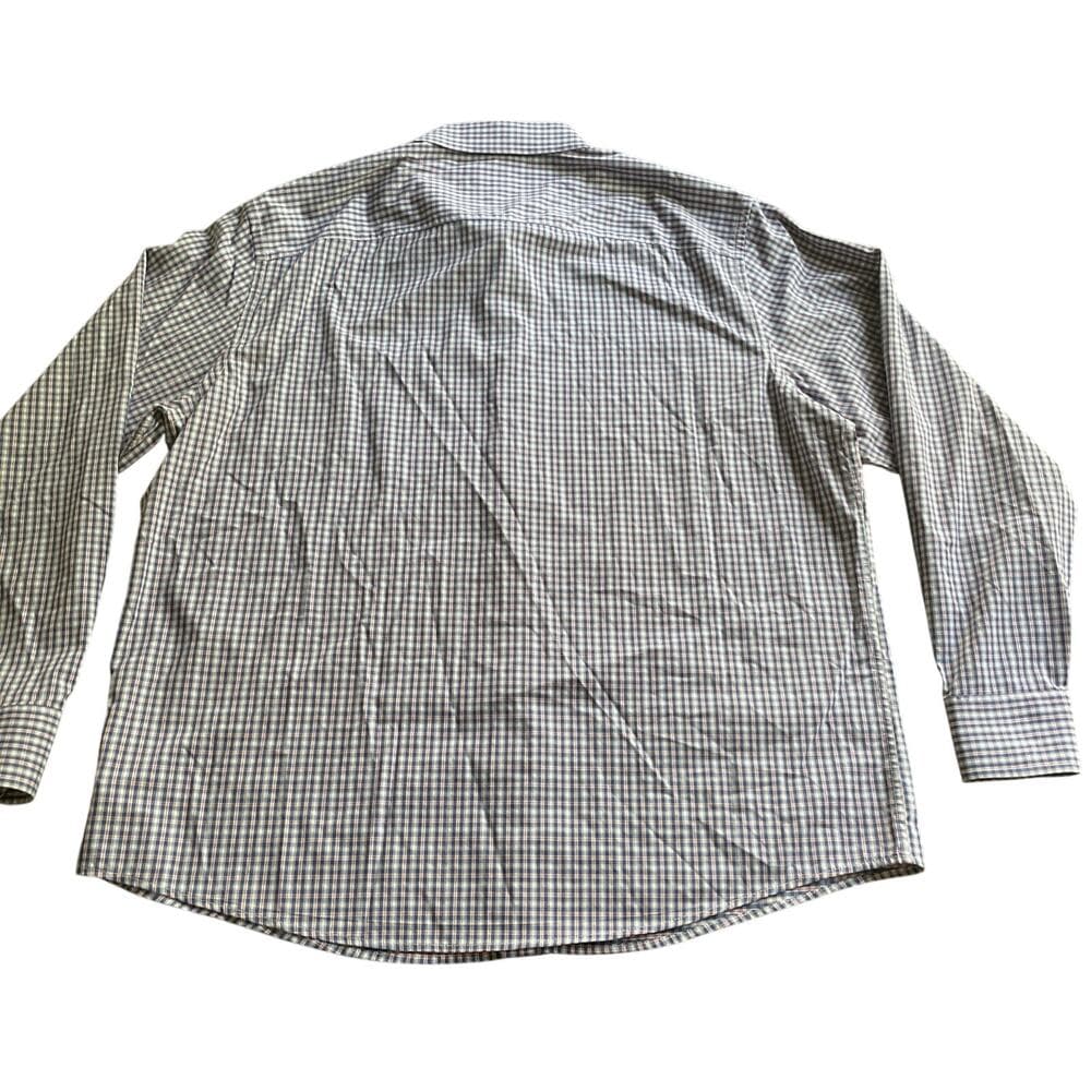 UNTUCKit Men’s XXL Plaid Button Down Shirt Long Sleeve Stretch Nylon Blue Pink - Thumbnail 9