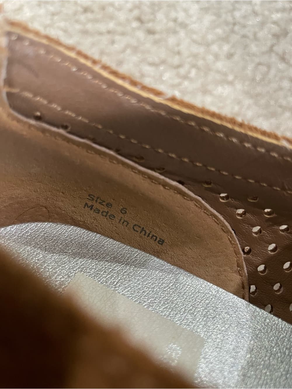 Dolce Vita Tan Suede Platform Slip-On Loafers with Amber Chain - Thumbnail 8