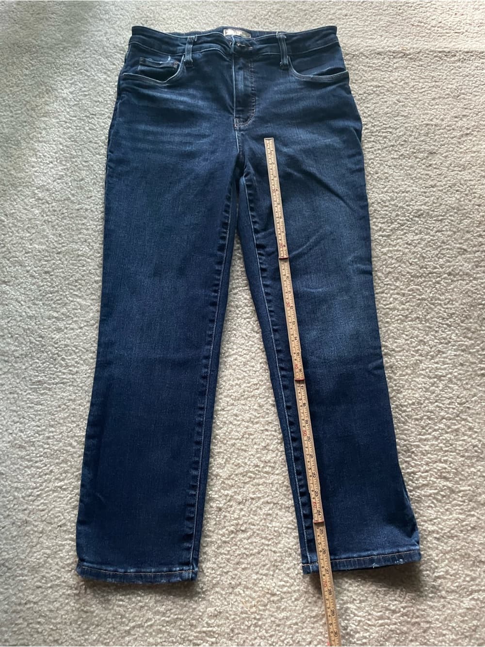 Kut from the Kloth Reese High-Rise Ankle Straight Leg Blue Jeans Women’s 6 - Thumbnail 4