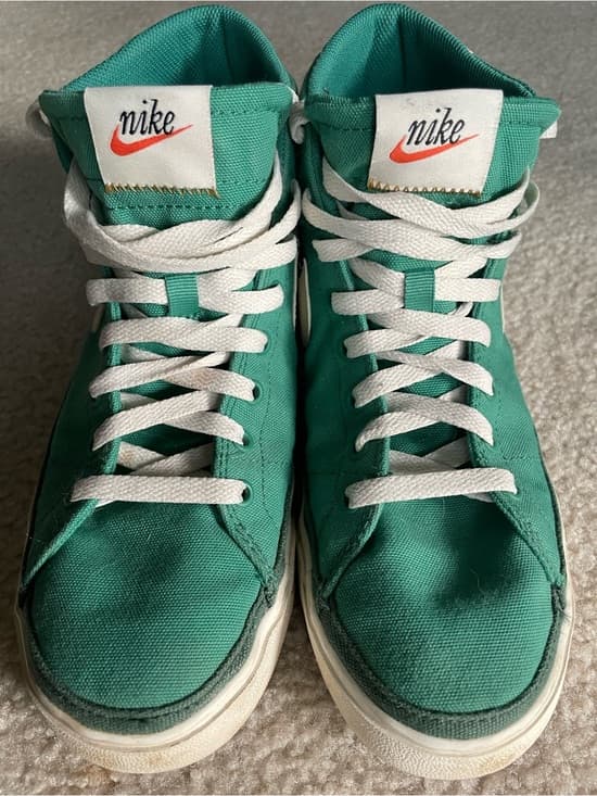 Nike Teal High-Top Sneakers with White Laces Men’s Size 8 50th Anniversary - Thumbnail 11