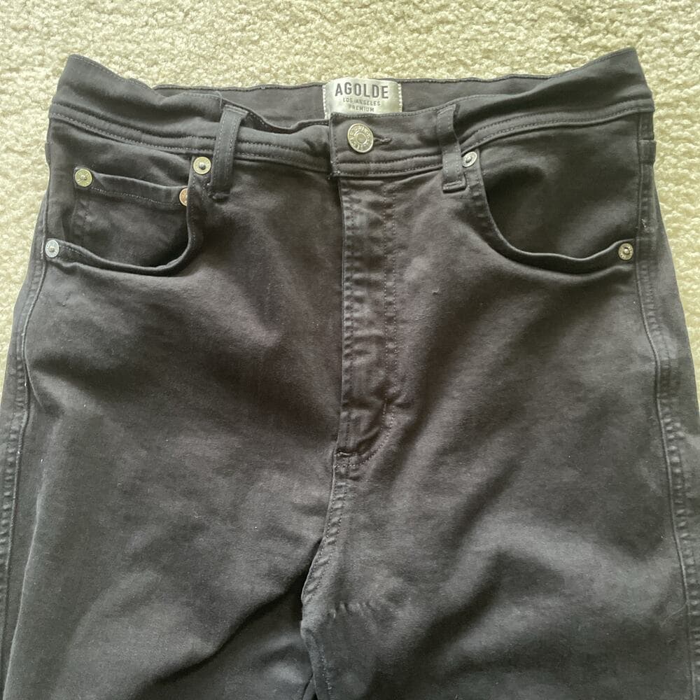 Agolde Los Angeles Premium Black Jeans Womens Size 27 - Thumbnail 8